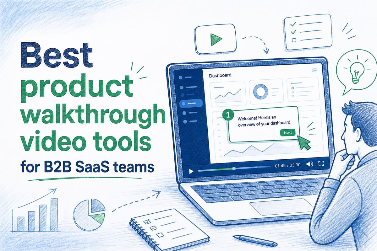 Best product walkthrough video tools for B2B SaaS teams