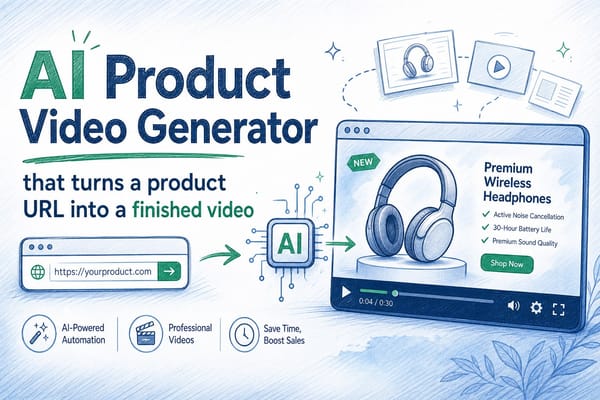 AI product video generator that turns a product URL into a finished video