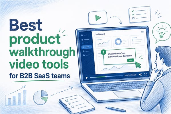 Best product walkthrough video tools for B2B SaaS teams